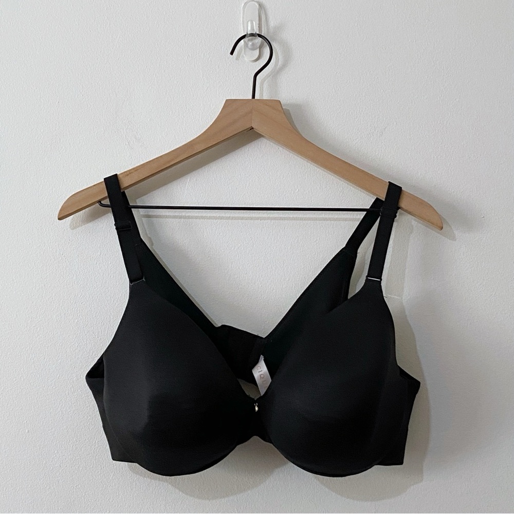 Cacique Bra - 38D Black Underwire Backsmoother